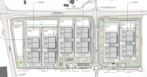 Site plan for AirTrunk's Data Center in Kemps Creek