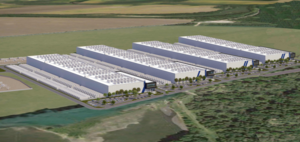 Rendering of Aligned Campus in Conesville Industrial Park