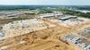 Construction work is taking place on Amazon's New Carlisle Campus