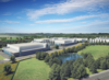 Rendering of proposed data center in Ennis