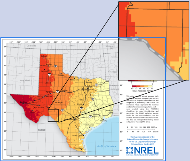 Del Rio, TX: 100MW to 1.3GW