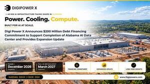 Digi Power X Secures $200m Debt Financing for Alabama AI Data Center