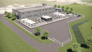 Rendering of envia TEL's Data Center in Hanover, Germany