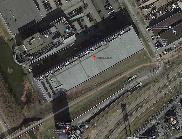 The facility is surrounded by car dealerships. Porsche, Nissan, and Infiniti