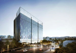 Rendering of ESR Group's KR1 data center in Bupyeong District
