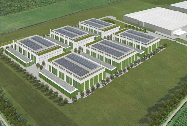 Aerial view of the Campus