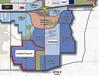 Map showing Google (Montauk) and Facebook Campus Locations in New Albany Ohio