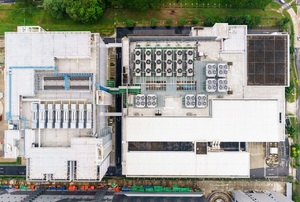 Top down image of facility