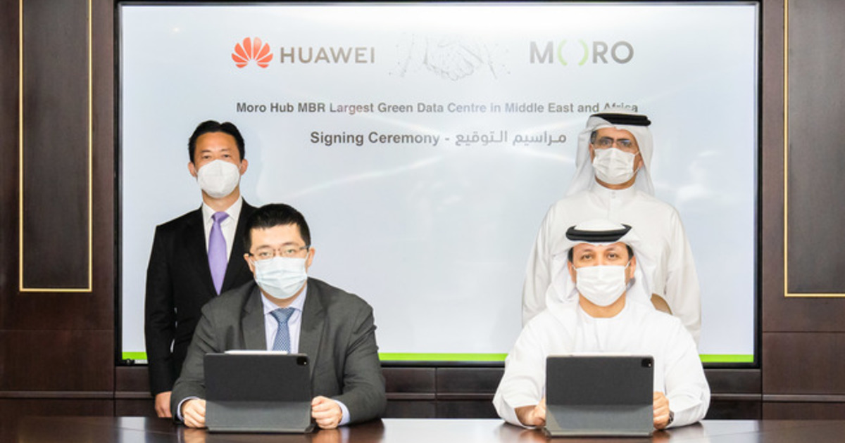 Huawei to build the largest solar-powered data center in the Middle East