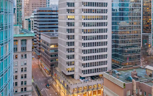 A view of the Hut 8 Vancouver Vault data center exterior.