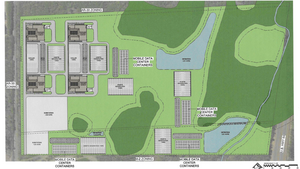 Blueprint for Energy Storage Solution’s proposed Kingsboro AI Data Center 