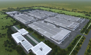 Rendering of Nexus Data Centers' campus in Hubbard, TX