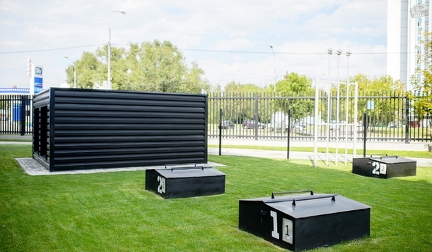 NORD‑4 has 100 cu.m fuel underground storage with a tank for emergency fuel discharge. From this storage fuel is automatically added to fuel tank of diesel generators.