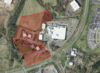 An aerial map showing the OVHcloud expansion area on Vint Hill Pkwy