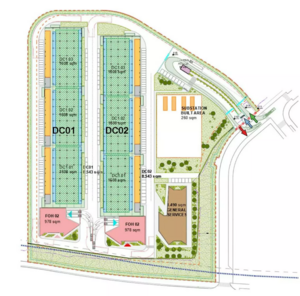 Sitemap for Panattoni's Barcelona Campus in Spain