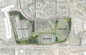 Sitemap for Peterson Companies' Leesburg Gateway Project
