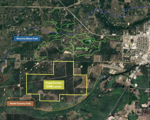 Proposed area for Rocklocker's Data Center in Kalkaska Township, MI