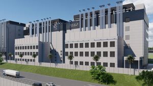 Rendering of Scala's SGRUTB09 Data Center in Tambore, Brazil