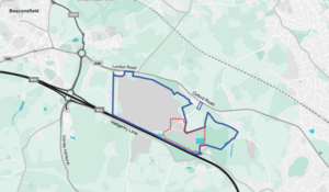 Location of the SDC M40 Campus in Buckinghamshire