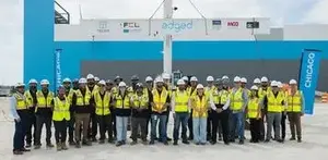 Second Building at Edged’s Chicago Data Center Campus Topped Out