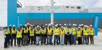 Second Building at Edged’s Chicago Data Center Campus Topped Out