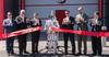 Left to right: Senator Michael Roberson, Commissioner Steve Sisolak, Switch Founder and CEO Rob Roy, UNLV’s Metal Rebel Robot, Governor Brian Sandoval, Senator Aaron Ford and Dr. Paul Oh celebrate ...