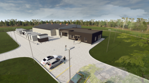 Rendering of Tet DC7 data center in Salaspils, Latvia