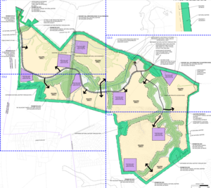 Tract Hanover campus with planned substations. 