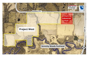 Proposed site for Tract's Project West in Iowa