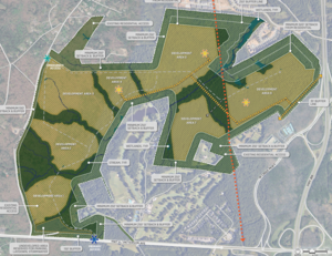 Proposed site for Tuckahoe Technology Park in Virginia