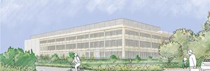 Rendering of Tritax's Data Center near Heathrow, London