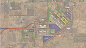 Conceptual Plan for Vantage's Pittsboro Data Center in Indiana
