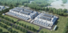 Rendering of Vantage's Warsaw Data Center Campus at full buildout