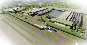 Rendering of Verne's Mäntsälä Data Cetner Campus