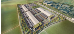 Rendering of Verne Global's Data Center Campus in Paris