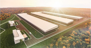 Rendering of Verne Global's data center in Trondheim, Norway 