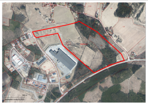 Aerial photo of the Rastikangas plot