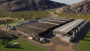 Rendering of WS Computing's Data Center in Skien, Norway